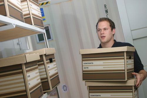 8ft Uncovered Storage Units